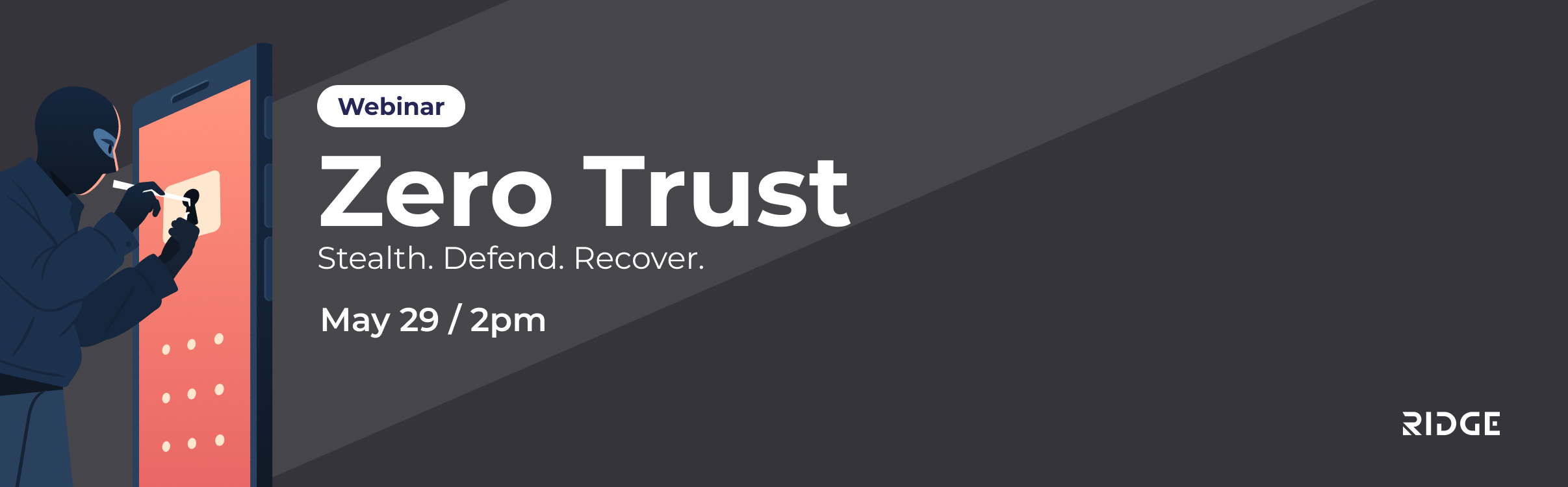 Zero Trust Webinar - Cybersecurity professional monitoring secure access to protected data, illustrating Zero Trust security implementation for Tampa IT services